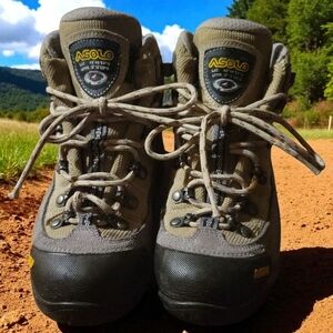 Asolo Fusion 70 GTX Women's Brown Leather Gore-Tex Hiking Boots Size 5 US